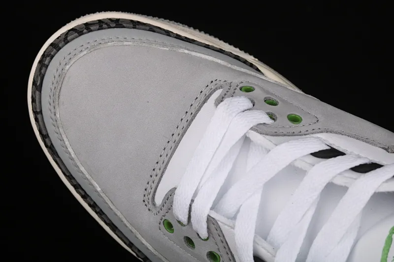 All categories Air Jordan Jordan series basketball shoes Air Jordan 3 #ZG version Air Jordan 3 Retro "Chlorophyll" AJ3 Joe 3 Chlorophyll Gray Green Manuscript 136064-006